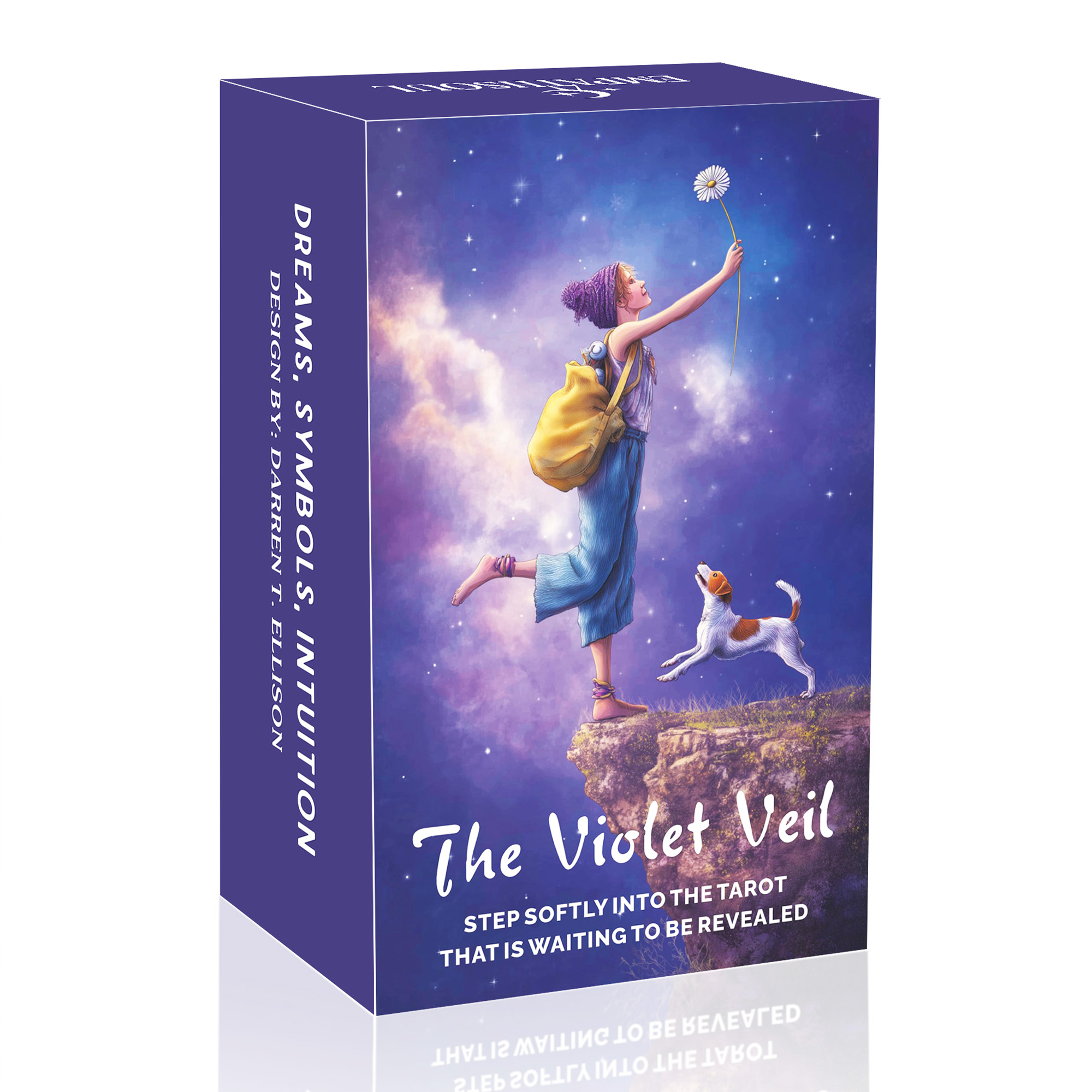 Tarot Cards Deck With Guidebook - De Violet Veil Tarot-set, 78 stuks,