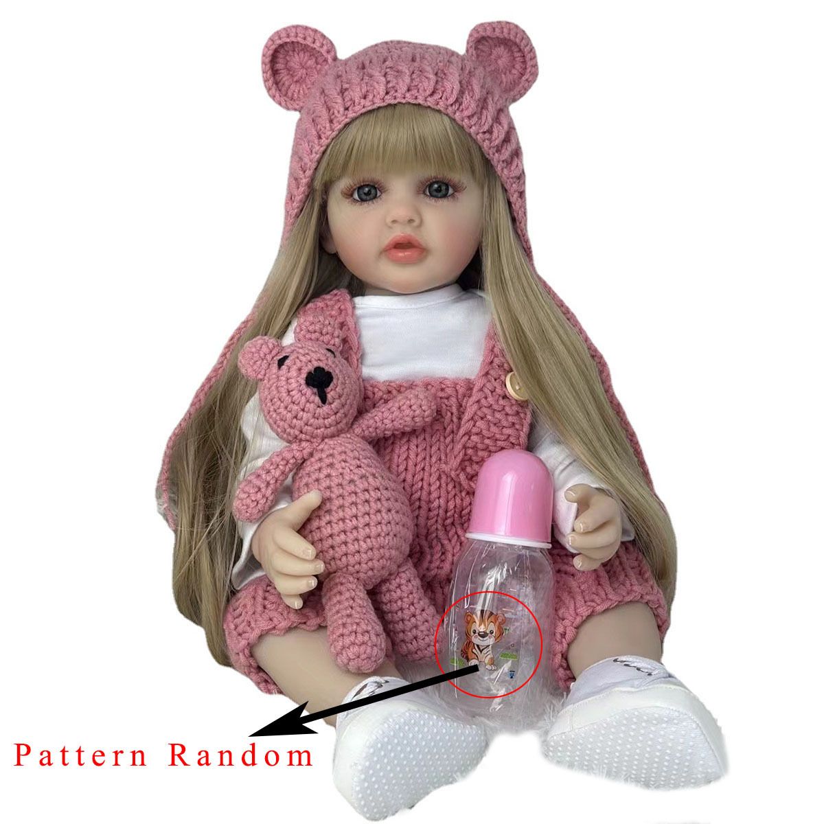 Reborn Baby Doll Silicone Realistic - BZDOLL 55 cm 22 inch Levensechte