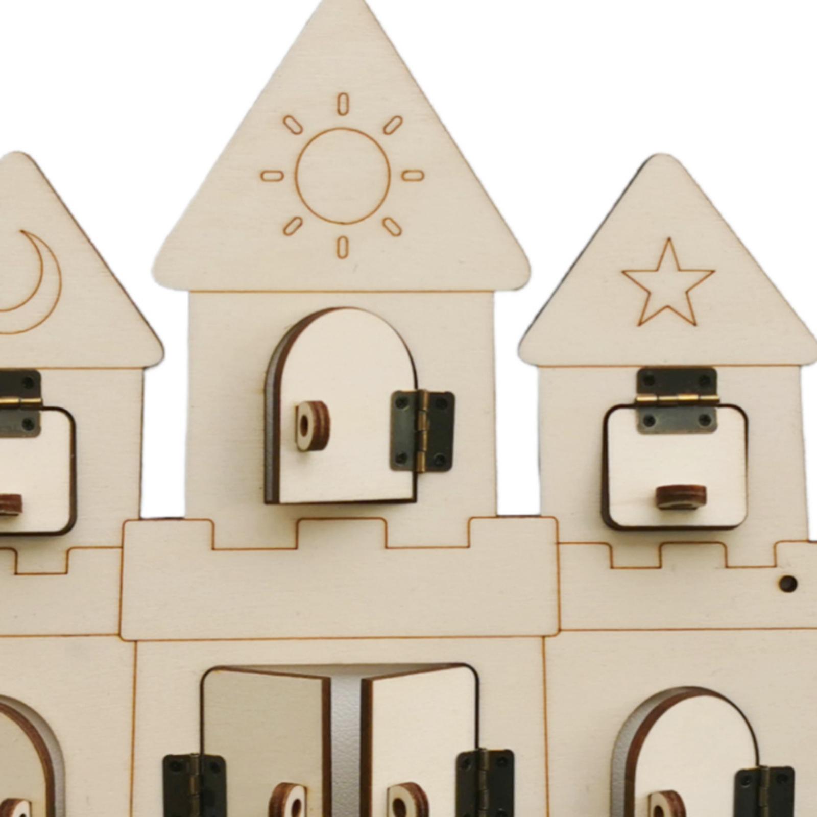 Houten activiteitenbord, doe-h - Montessori Wooden Busy Board Toddler recensie en prijs