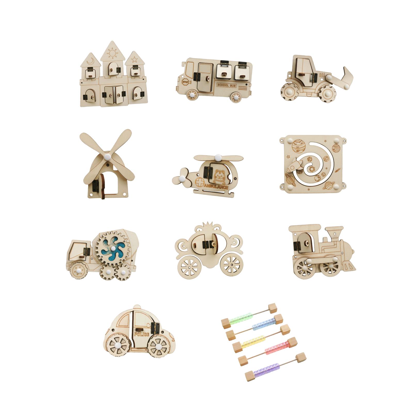 Houten activiteitenbord, doe-h - Montessori Wooden Busy Board Toddler recensie en prijs