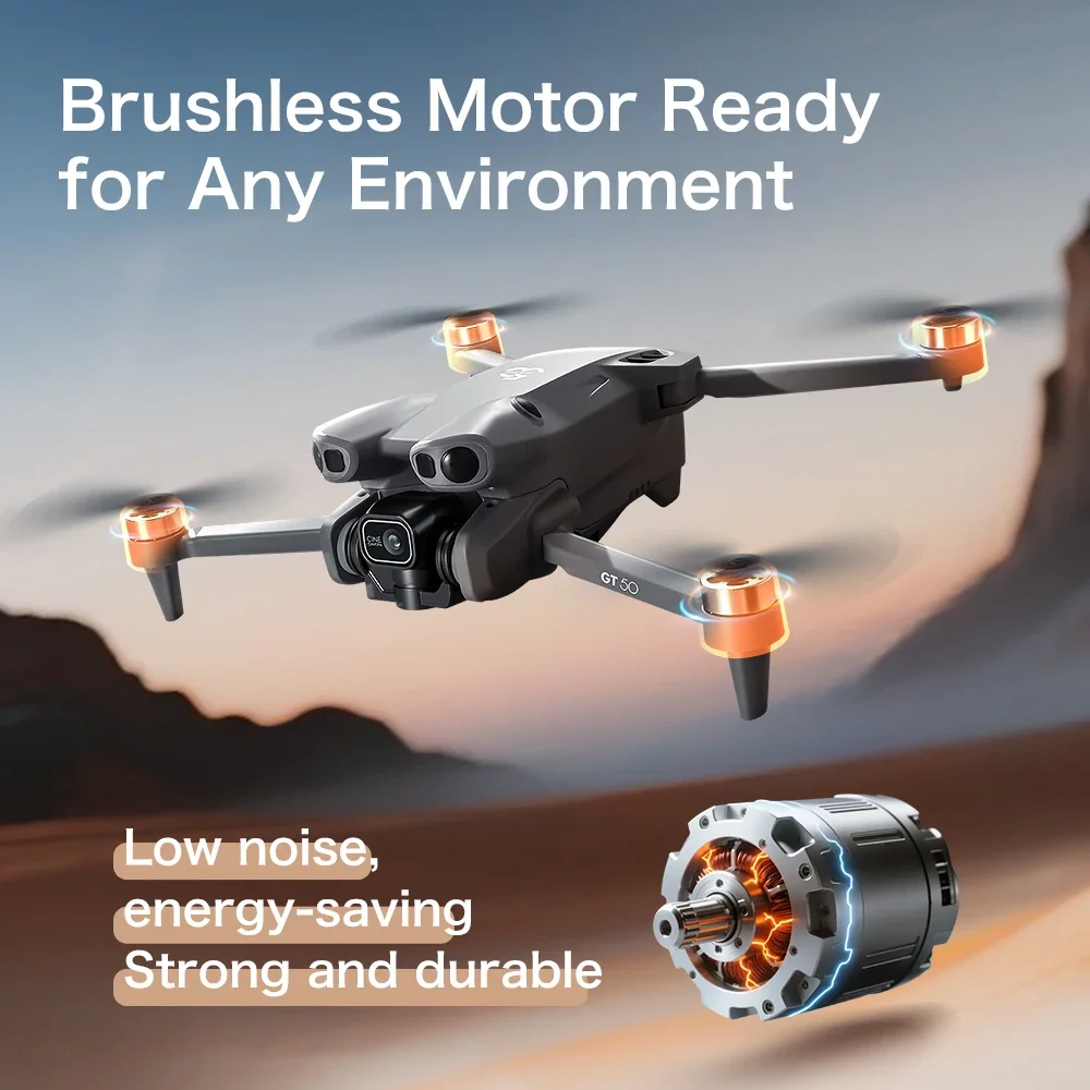4K/6K/8K FPV-drone GT50 met du - Fpv Brushless Rc Drone 4K recensie en prijs