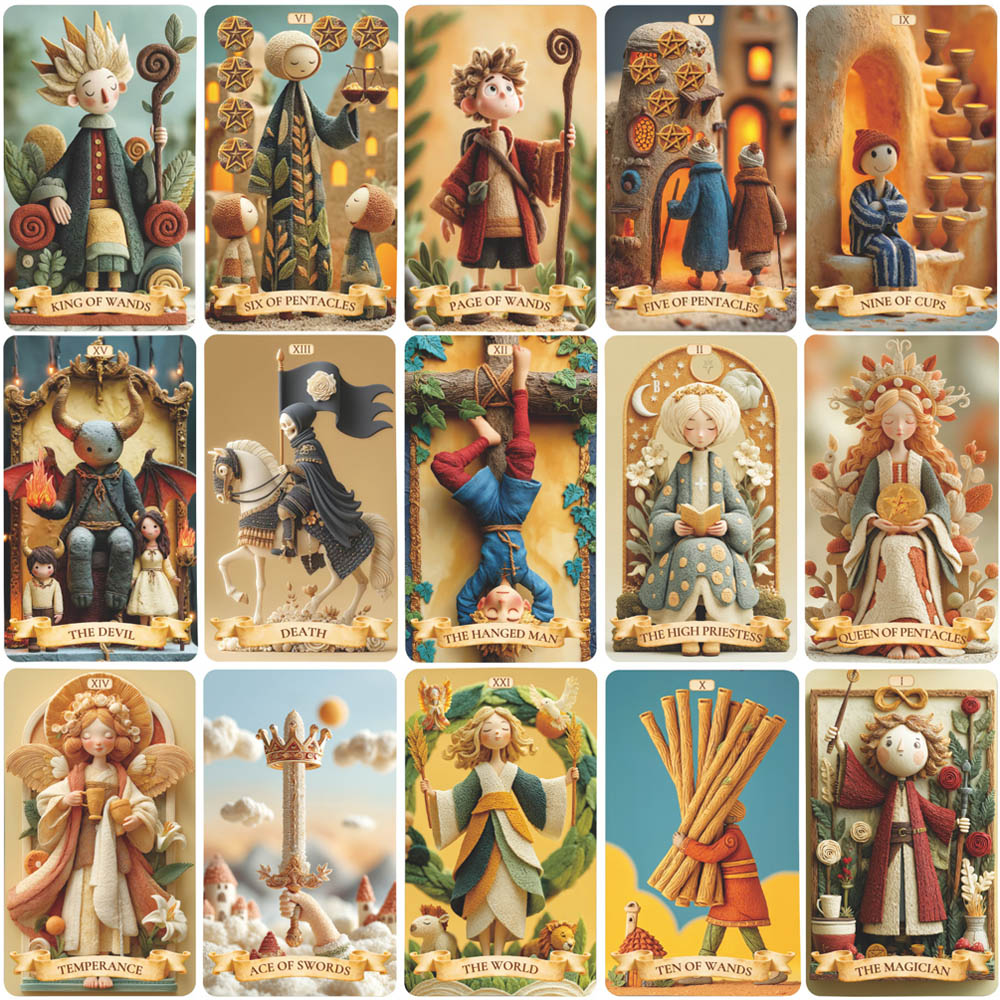 78 Tarotkaarten set, 13x8 cm T - Tarot Cards Deck With Guidebook recensie en prijs