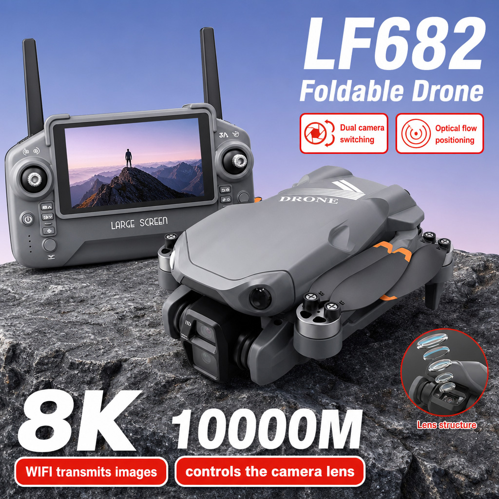 Luchtfoto LF682 Drone 8K HD Du - Fpv Brushless Rc Drone 4K recensie en prijs