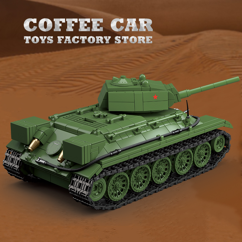 M4A3 Medium Tank Bouwstenen T3 - Lego Compatible Military Tank recensie en prijs